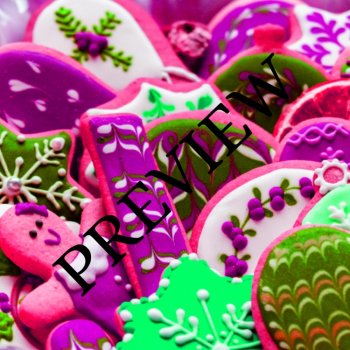 Christmas Cookies 14 Digital Backgrounds/Wallpapers 300 dpi, image 2