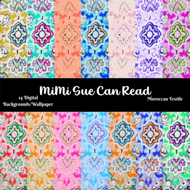 Moroccan BOHO Textile 14 Digital Backgrounds/Wallpapers 300 dpi