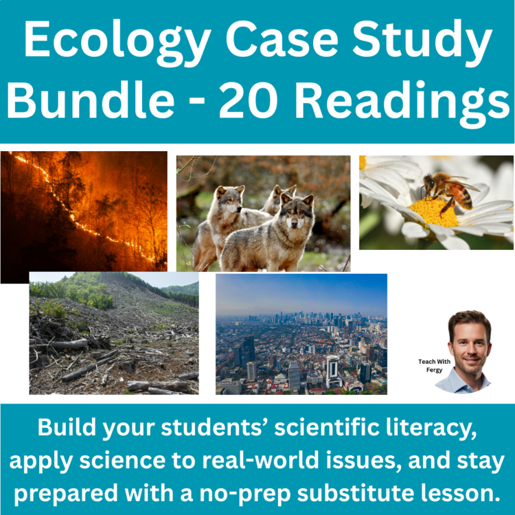 Ecology Case Study Bundle – Real-World Environmental Science Readings