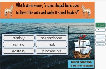 Misty of Chincoteague Vocabulary Boom™ Cards Set #4 (Chapters 8-9) 42 Cards, image 3
