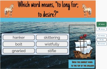 Misty of Chincoteague Vocabulary Boom™ Cards Set #2 (Chapters 3-5) 42 Cards, image 4