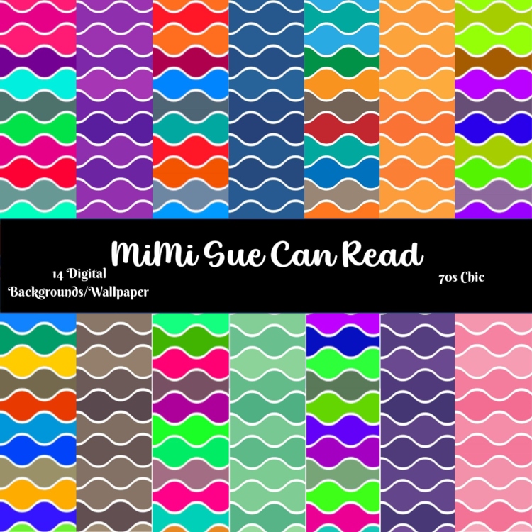70s Chic 14 Digital Wallpapers/Backgrounds 300 dpi