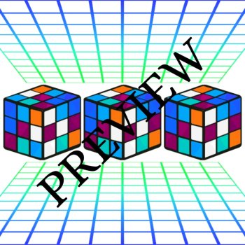 80s Fab Game Cube 14 Digital Wallpapers/Backgrounds 300 dpi, image 4
