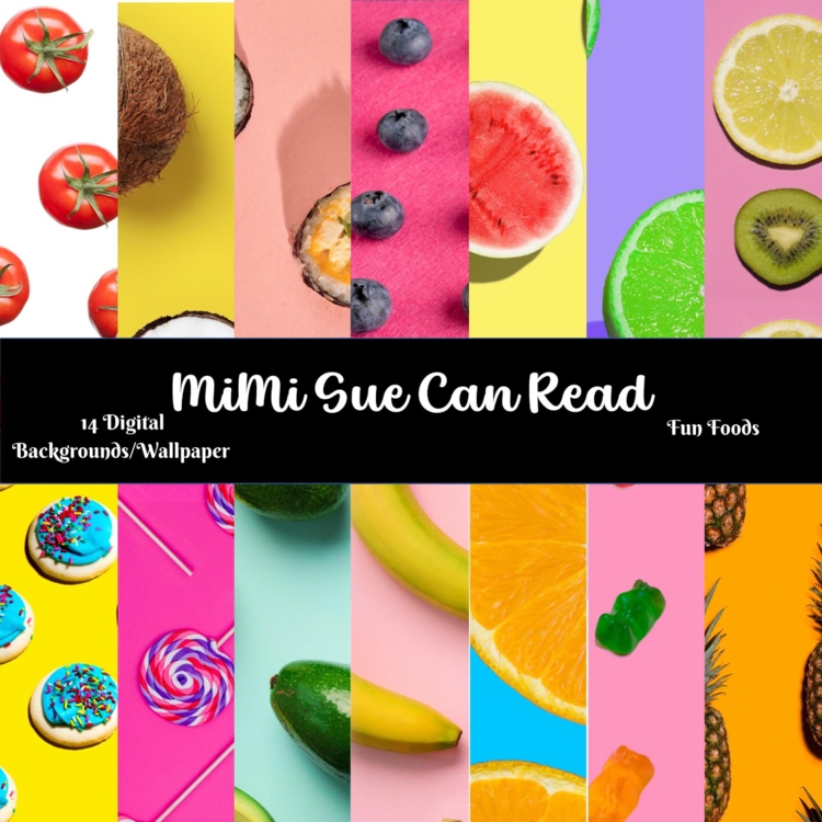 Fun Foods! 14 Digital Wallpapers/Backgrounds 300 dpi