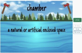 Hatchet Vocabulary Boom™ Cards Set #5 (Chapters 10-12) 42 Cards, image 2