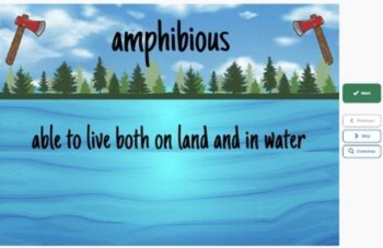 Hatchet Vocabulary Boom™ Cards Set #3 (Chapters 5-6) 42 Cards, image 2