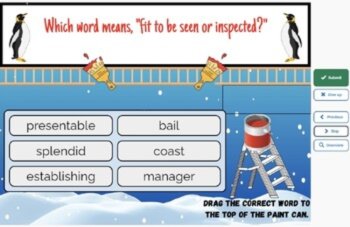 Mr. Popper's Penguins Vocabulary Boom™ Cards Set #6 (Chapters 19-20) 42 Cards, image 3