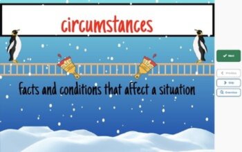 Mr. Popper's Penguins Vocabulary Boom™ Cards Set #5 (Chapters 15-18) 42 Cards, image 2