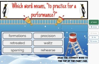 Mr. Popper's Penguins Vocabulary Boom™ Cards Set #5 (Chapters 15-18) 42 Cards, image 3
