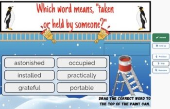 Mr. Popper's Penguins Vocabulary Boom™ Cards Set #4 (Chapters 11-14) 42 Cards, image 3