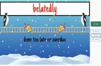 Mr. Popper's Penguins Vocabulary Boom™ Cards Set #3 (Chapters 7-10) 42 Cards, image 2