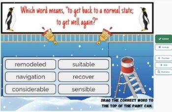 Mr. Popper's Penguins Vocabulary Boom™ Cards Set #2 (Chapters 4-6) 42 Cards, image 3