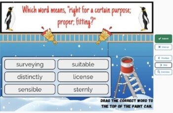 Mr. Popper's Penguins Vocabulary Boom™ Cards Set #2 (Chapters 4-6) 42 Cards, image 4