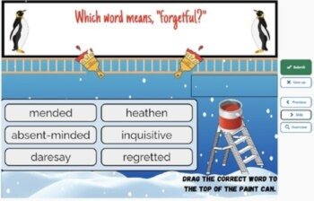 Mr. Popper's Penguins Vocabulary Boom™ Cards Set #1 (Chapters 1-3) 42 Cards, image 3