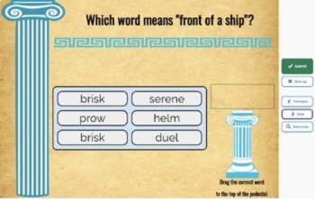 D'Aulaires' Book of Greek Myths Vocabulary Boom™ Cards Set #9 (Pages 162-189), image 3