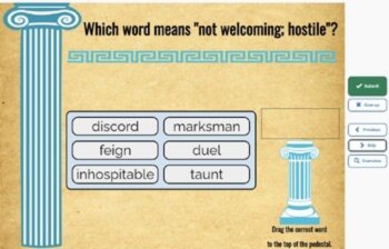 D'Aulaires' Book of Greek Myths Vocabulary Boom™ Cards Set #9 (Pages 162-189), image 4