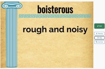 D'Aulaires' Book of Greek Myths Vocabulary Boom™ Cards Set #8 (Pages 148-161), image 2