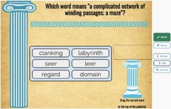 D'Aulaires' Book of Greek Myths Vocabulary Boom™ Cards Set #8 (Pages 148-161), image 4