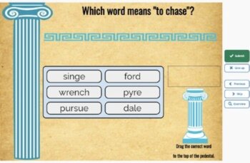 D'Aulaires' Book of Greek Myths Vocabulary Boom™ Cards Set #7 (Pages 128-147), image 3