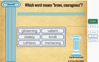 D'Aulaires' Book of Greek Myths Vocabulary Boom™ Cards Set #6 (Pages 108-127), image 4