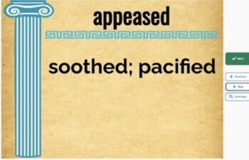 D'Aulaires' Book of Greek Myths Vocabulary Boom™ Cards Set #4 (Pages 70-89), image 2
