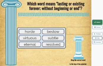 D'Aulaires' Book of Greek Myths Vocabulary Boom™ Cards Set #4 (Pages 70-89), image 3