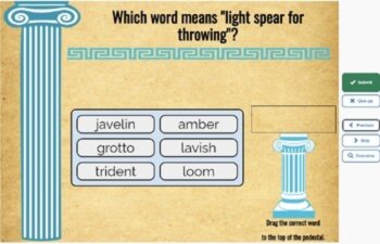 D'Aulaires' Book of Greek Myths Vocabulary Boom™ Cards Set #2 (Pages 30-49), image 3