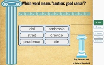 D'Aulaires' Book of Greek Myths Vocabulary Boom™ Cards Set #1 (Pages 9-28), image 4
