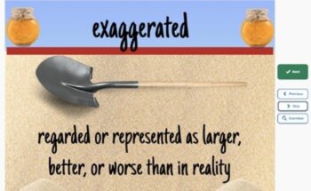 Holes Vocabulary Boom™ Cards Set #10 (Chapters 46-50) 42 Cards, image 2