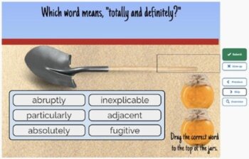Holes Vocabulary Boom™ Cards Set #9 (Chapters 41-45) 42 Cards, image 4