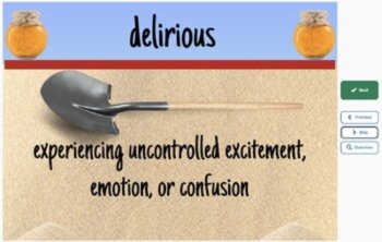 Holes Vocabulary Boom™ Cards Set #7 (Chapters 29-35) 42 Cards, image 2