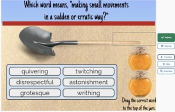 Holes Vocabulary Boom™ Cards Set #5 (Chapters 21-25) 42 Cards, image 4