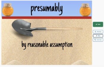 Holes Vocabulary Boom™ Cards Set #4 (Chapters 16-20) 42 Cards, image 2