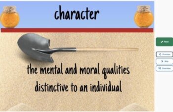Holes Vocabulary Boom™ Cards Set #3 (Chapters 11-15) 42 Cards, image 2