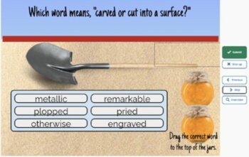 Holes Vocabulary Boom™ Cards Set #3 (Chapters 11-15) 42 Cards, image 4