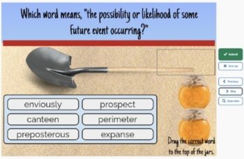 Holes Vocabulary Boom™ Cards Set #2 (Chapters 6-10) 42 Cards, image 3