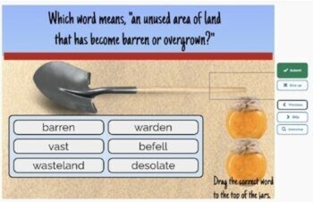Holes Vocabulary Boom™ Cards Set #1 (Chapters 1-5) 42 Cards, image 3