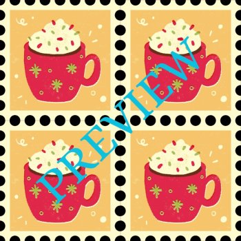 Merry Christmas Stamps ClipArt! 14 Festive Digital Images for Lessons & Projects, image 2