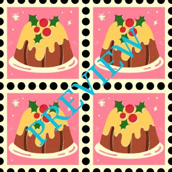 Merry Christmas Stamps ClipArt! 14 Festive Digital Images for Lessons & Projects, image 4