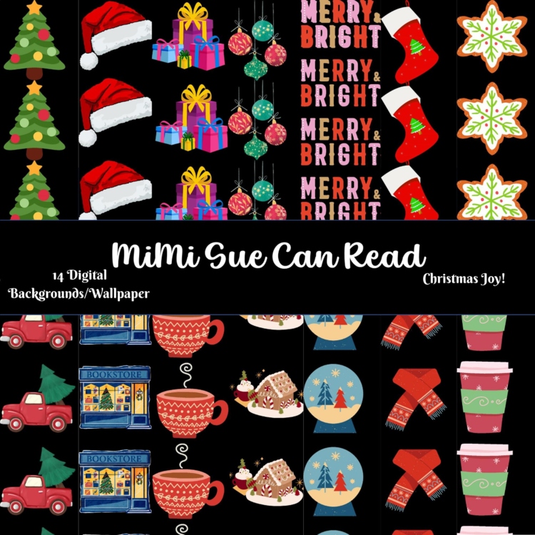 Christmas Joy! 14 High-Quality Digital Backgrounds | 300 DPI PNGs for Print & Di