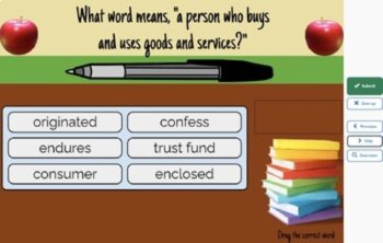 Frindle Vocabulary Boom™ Cards Set #4 (Chapters 13-15) 42 Cards, image 3