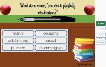 Frindle Vocabulary Boom™ Cards Set #4 (Chapters 13-15) 42 Cards, image 4