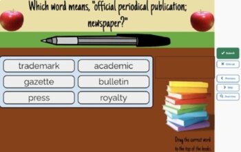 Frindle Vocabulary Boom™ Cards Set #3 (Chapters 10-12) 42 Cards, image 3