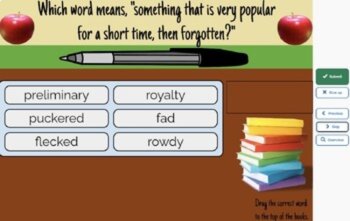 Frindle Vocabulary Boom™ Cards Set #3 (Chapters 10-12) 42 Cards, image 4