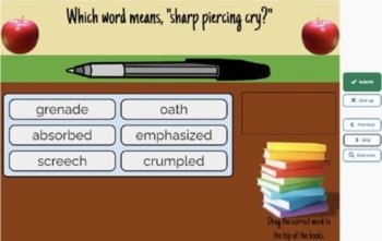 Frindle Vocabulary Boom™ Cards Set #2 (Chapters 5-9) 42 Cards, image 4