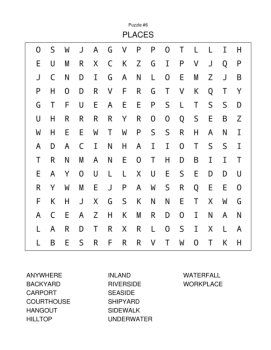 10 Compound Word-Themed Word Search Puzzles including Answers (Categorized), image 3