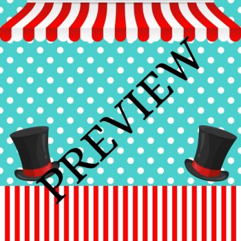 Carnival/Circus-Themed! 14 Digital Backgrounds/Wallpapers 300 dpi, image 2