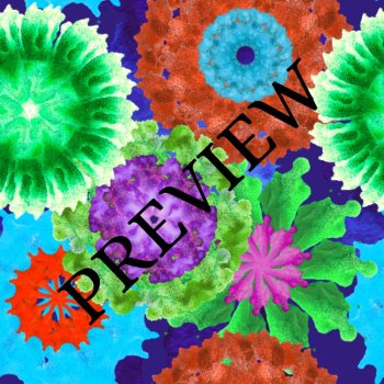 Batik Flowers! 14 Digital Backgrounds/Wallpapers Multi-Colors, image 3