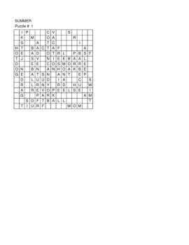 SUMMER Word Search Puzzle (23 Words) End of Year Activity, image 2