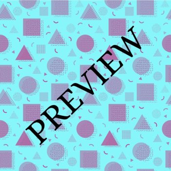 Totally Fab! 80s Themed Shapes 14 Digital Backgrounds/Wallpapers Multi-Colored, image 3